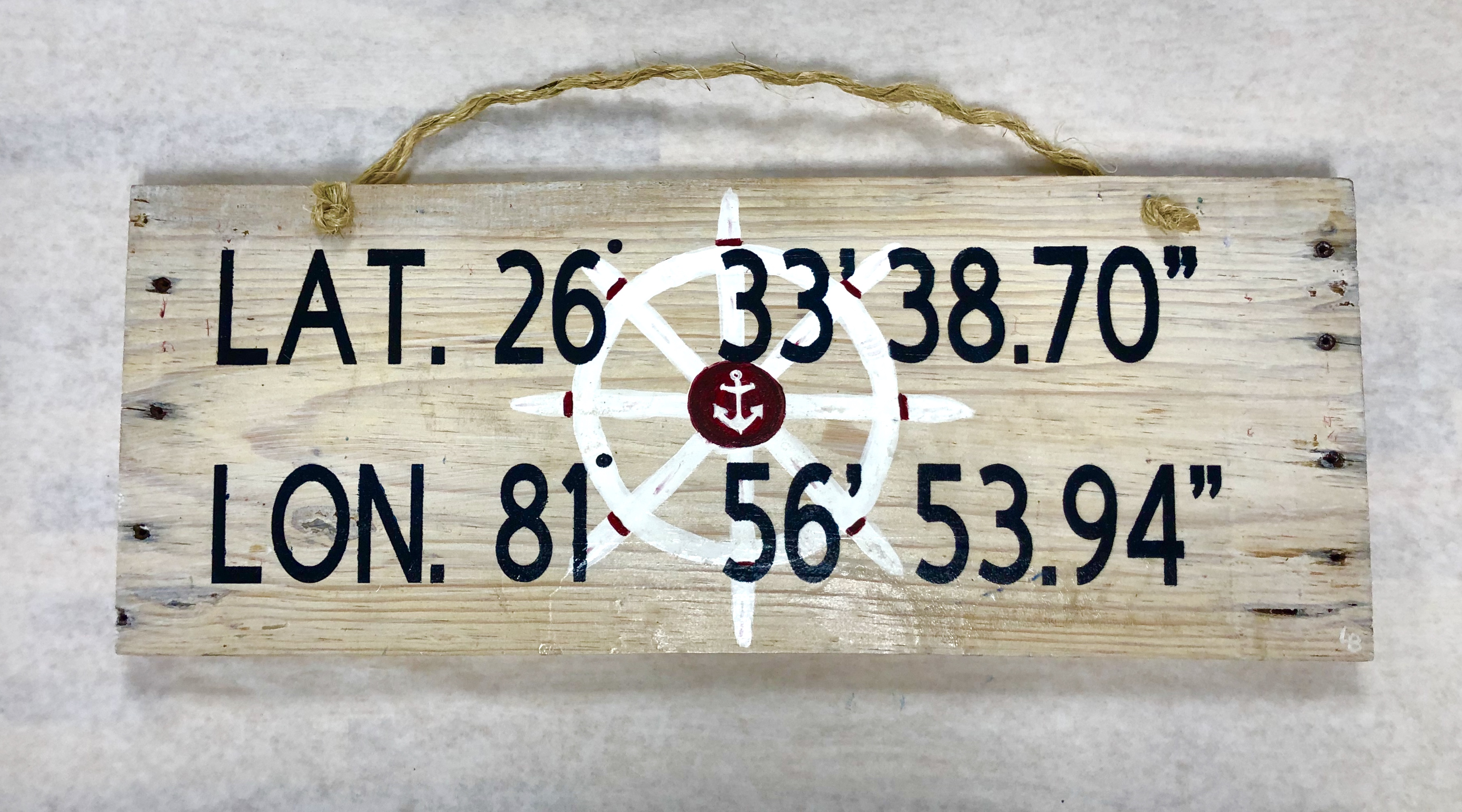 Nautical Address Plate